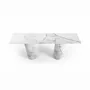 Console table - Ombrure - Console table - Statuario Michelangelo Carrara marble - 160X40X85 cm - STONE VALLEY
