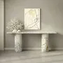 Console table - Ombrure - Console Table - Calacatta Oro Marble - 180X40X85 cm - STONE VALLEY