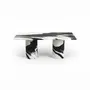 Tables basses - Jaspura - Tables basses - Marbre Panda - 100X50X40 cm - STONE VALLEY