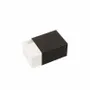 Gifts - Ring box/trinket tray with drawer, matte black and glossy white cardboard - LAVAL 1878