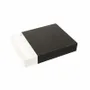 Gifts - Necklace box with drawer, matte black and glossy white cardboard - LAVAL 1878