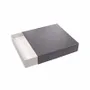 Gifts - Iridescent cardboard necklace box with drawer, anthracite grey and light grey - LAVAL 1878