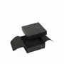 Gifts - Matte black smooth cardboard storage box - LAVAL 1878