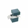 Cadeaux - Écrin bague carton lisse mat bleu canard - LAVAL 1878