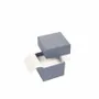 Cadeaux - Écrin bague carton lisse mat bleu gris - LAVAL 1878