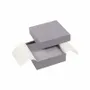 Cadeaux - Écrin vide-poche carton lisse mat gris - LAVAL 1878