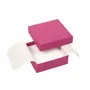 Gifts - Fuchsia matte smooth cardboard trinket tray - LAVAL 1878
