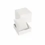 Cadeaux - Écrin bracelet carton aspect grainé blanc, coussin aspect suédine - LAVAL 1878