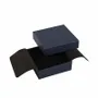 Gifts - Navy blue matte grained cardboard trinket tray - LAVAL 1878