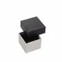 Gifts - Ring box/trinket tray in iridescent anthracite grey and light grey cardboard - LAVAL 1878
