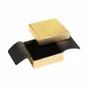 Gifts - Glossy cardboard trinket tray with a textured and smooth gold mirror finish - LAVAL 1878