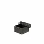 Gifts - Black embossed-finger cardboard ring box/trinket tray - LAVAL 1878