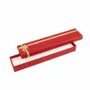Gifts - Matte red cardboard bracelet box, gold-stamped knot with gold print - LAVAL 1878