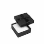 Gifts - Black cardboard trinket tray, satin-look ribbon bow - LAVAL 1878