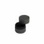 Gifts - Round ring box, matte black kraft cardboard - LAVAL 1878