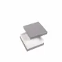 Gifts - Matte grey cardboard storage box with white trim - LAVAL 1878