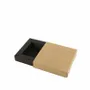 Gifts - Cardboard box with drawer, black and natural kraft - LAVAL 1878