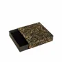 Gifts - Matte black case, drawer - Gold foil-stamped scroll - LAVAL 1878
