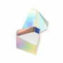 Gifts - Cardboard ring box, brilliant holographic diamond shape - LAVAL 1878