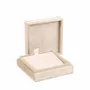 Cadeaux - Écrin vide-poche velours synthétique beige - LAVAL 1878