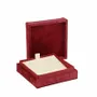 Gifts - Burgundy red synthetic velvet valet tray - LAVAL 1878
