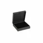 Gifts - Black hinged cardboard storage box with a rubberized finish - LAVAL 1878