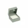 Gifts - Ring/Earring Box, Cardboard with Rubberized Finish and Hinge, Sage Green - LAVAL 1878