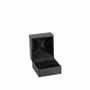 Gifts - Black synthetic-coated ring case - LAVAL 1878