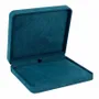 Gifts - Synthetic-covered, suede-like collar case, duck blue - LAVAL 1878