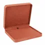 Gifts - Synthetic-covered, suede-like collar case, terracotta - LAVAL 1878