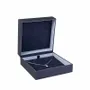 Gifts - High-end matte synthetic-covered navy blue necklace case - LAVAL 1878