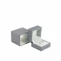 Gifts - Ring box with a synthetic, rubberized, blue-grey finish, matching case - LAVAL 1878