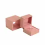 Gifts - Ring box with synthetic leather cover and dusty rose finish, matching case - LAVAL 1878