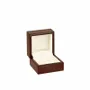 Cadeaux - Écrin bague languette en bois de chêne vernis mat, marron foncé - LAVAL 1878