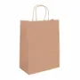 Gifts - Powder pink kraft paper bags, 23 x 12 x 30cm, 90g (x50) - LAVAL 1878