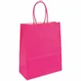 Gifts - Fuchsia kraft paper bags 23 x 12 x H 30cm, 90g (x50) - LAVAL 1878
