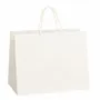 Cadeaux - Sacs papier kraft haut de gamme blanc 52 x 16 x H 40cm, 170g (x10) - LAVAL 1878