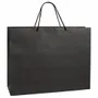 Cadeaux - Sacs papier kraft haut de gamme noir 52 x 16 x H 40cm, 175g (x10) - LAVAL 1878