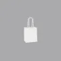 Cadeaux - Sacs papier mat blanc, 10 x 6,5 x H 12cm, 190g (x12) - LAVAL 1878