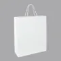 Gifts - Matte white paper bags 36 x 12 x H 41cm, 190g (x12) - LAVAL 1878