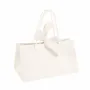 Cadeaux - Sacs papier mat pliage japonais blanc/ruban gros grain blanc - LAVAL 1878