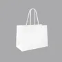 Cadeaux - Sacs papier mat blanc 24 x 12 x H 18cm, 190g (x12) - LAVAL 1878