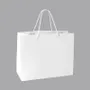 Gifts - Matte white paper bags 32.7 x 13.6 x H 26.4cm, 190g (x12) - LAVAL 1878
