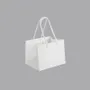 Gifts - Matte white paper bags 16 x 12 x H 12cm, 190g (x10) - LAVAL 1878