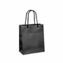 Gifts - Matte black paper bags 16 x 8 x H 19cm, 190g (x12) - LAVAL 1878