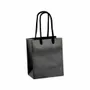 Gifts - Matte black paper bags 10 x 6.5 x H 12cm, 190g (x12) - LAVAL 1878