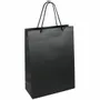 Gifts - Matte black paper bags 27 x 12 x H 37cm, 190g (x12) - LAVAL 1878
