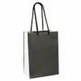 Gifts - Matte black and white paper bags 18 x 10 x H 22.7cm, 190g (x12) - LAVAL 1878