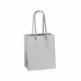 Gifts - Silver matte paper bags, 10 x 6.5 x H 12cm, 190g (x12) - LAVAL 1878