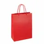 Cadeaux - Sacs papier mat rouge 22 x 10 x H 29cm, 190g (x12) - LAVAL 1878